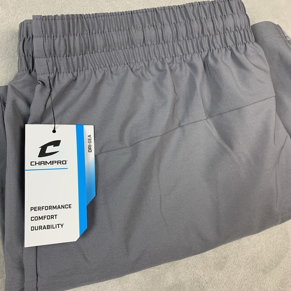 Champro Shorts Mens Large Gray Dri-Gear Athletic Performance All Sport Practice